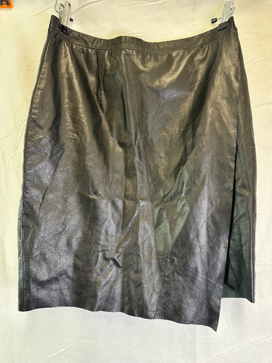 Peridot London 100% Nappa Leather Skirt - Size 14