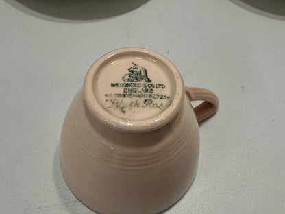 Vintage Wedgwood "Blush Rose" Tea / Coffee Set of 6