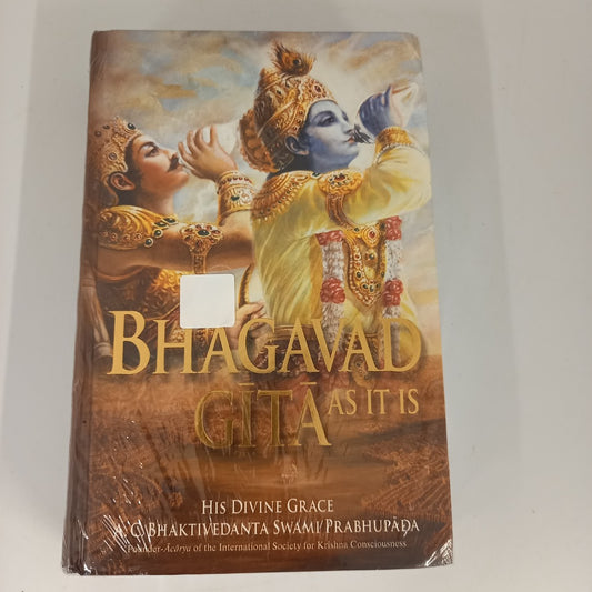 Bhagavad-gita as It Is by Bhaktivedanta Swami Hardback-second Edition-new/sealed