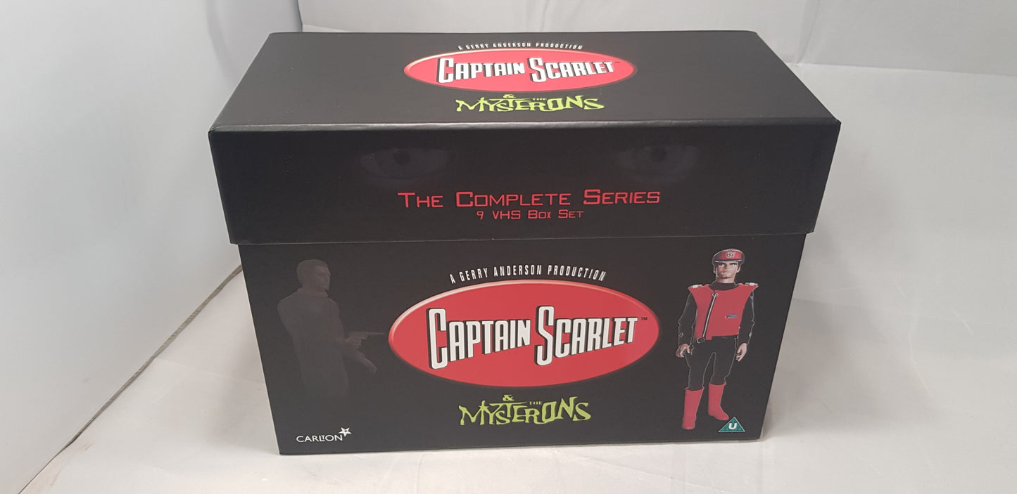 Captain Scarlet & The Mysterons Complete Series Box Set [VHS x9] VGC