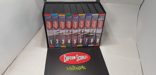 Captain Scarlet & The Mysterons Complete Series Box Set [VHS x9] VGC