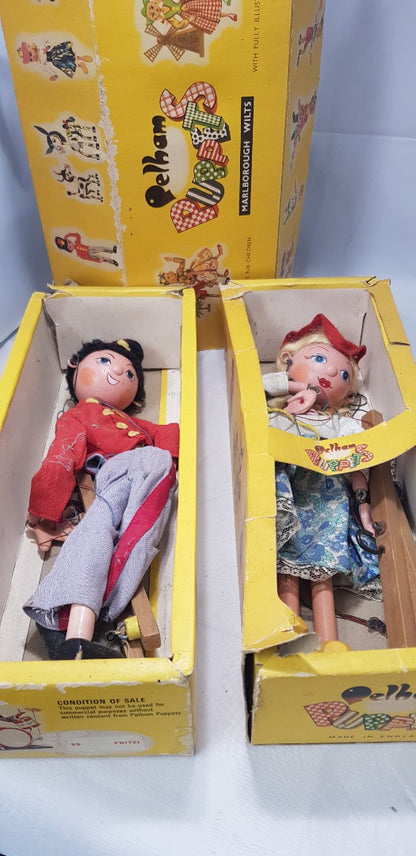 Pelham Puppets in Boxes - Fritzi & Mitzi