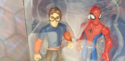 Marvel Toybox Spider-Man Crime Lab Playset With 2 Figures Peter Parker Disney BNIB