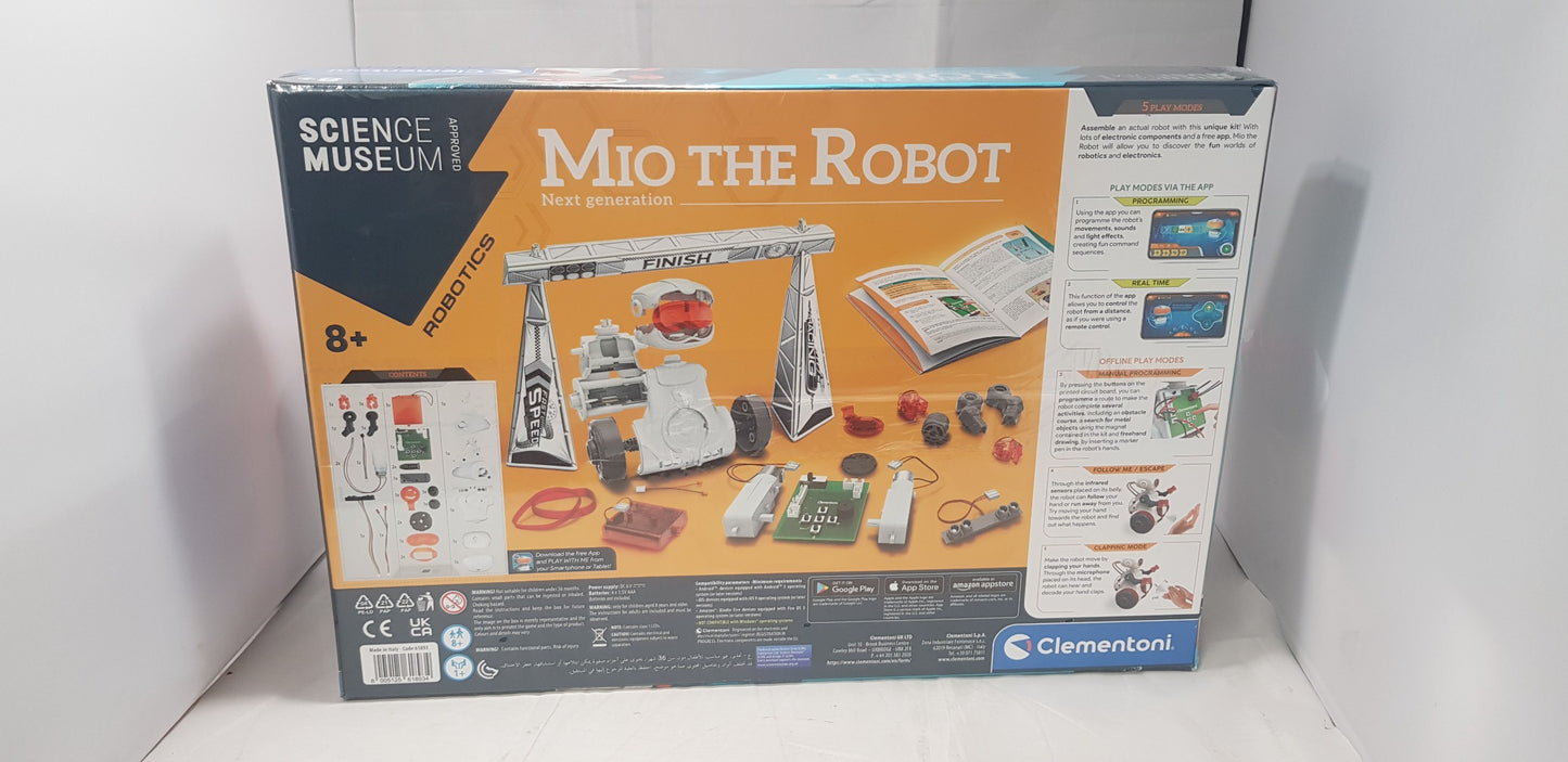 Clementoni Science Museum Programmable MIO the Robot Next Gen - BNIB