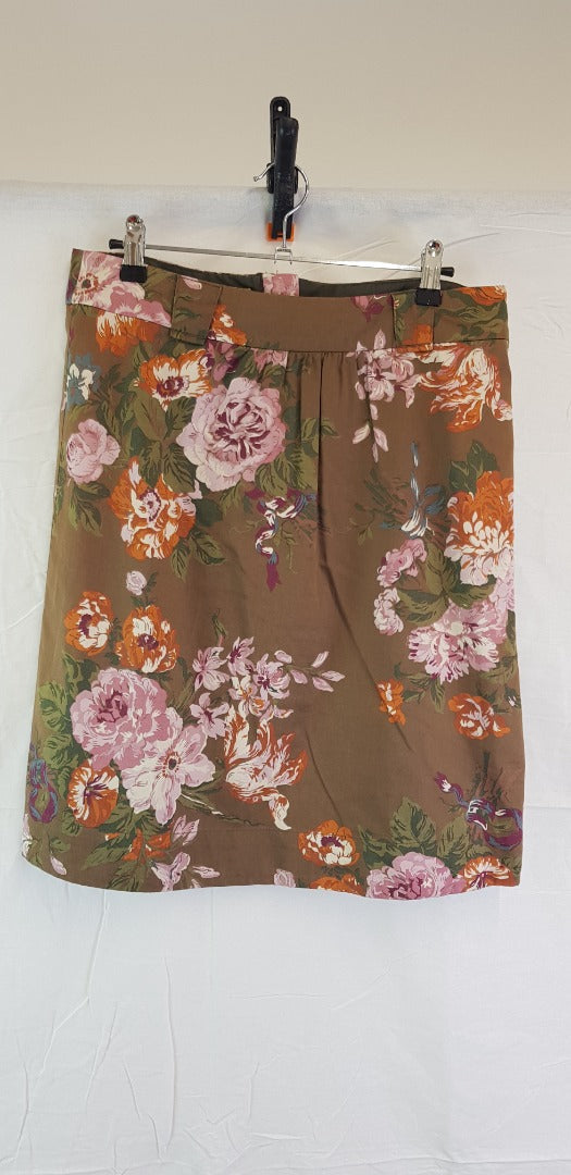 Joules Floral Summer Skirt Size 10 VGC