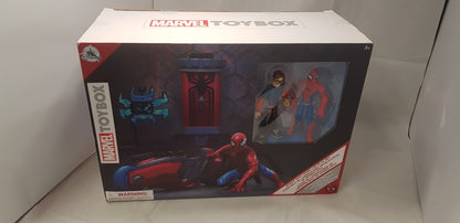 Marvel Toybox Spider-Man Crime Lab Playset With 2 Figures Peter Parker Disney BNIB
