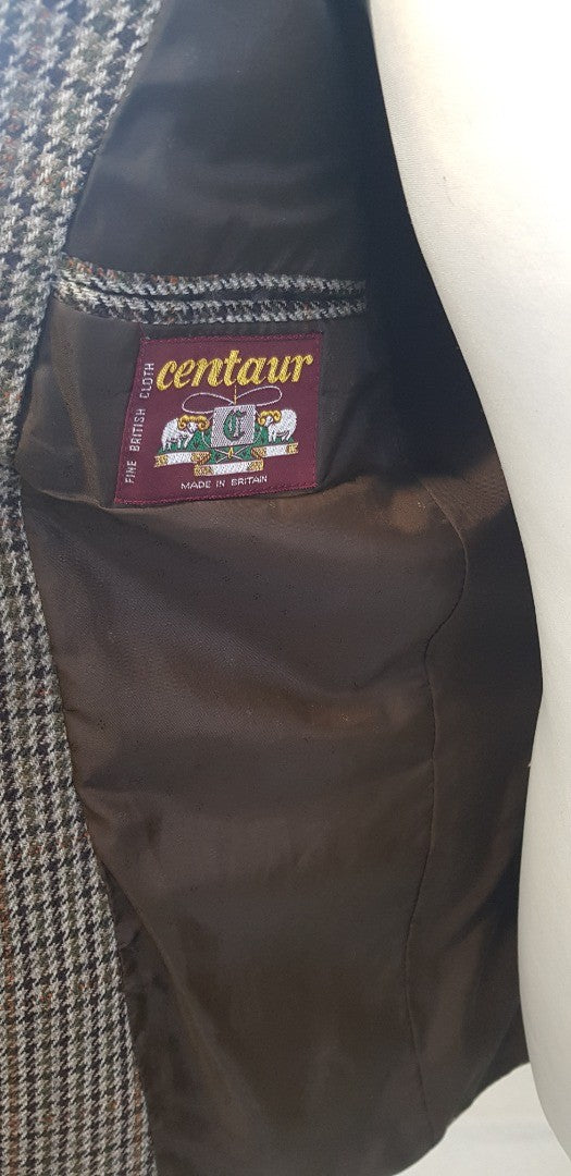 Mens Crombie Centaur Tweed Jacket Size 40 VGC