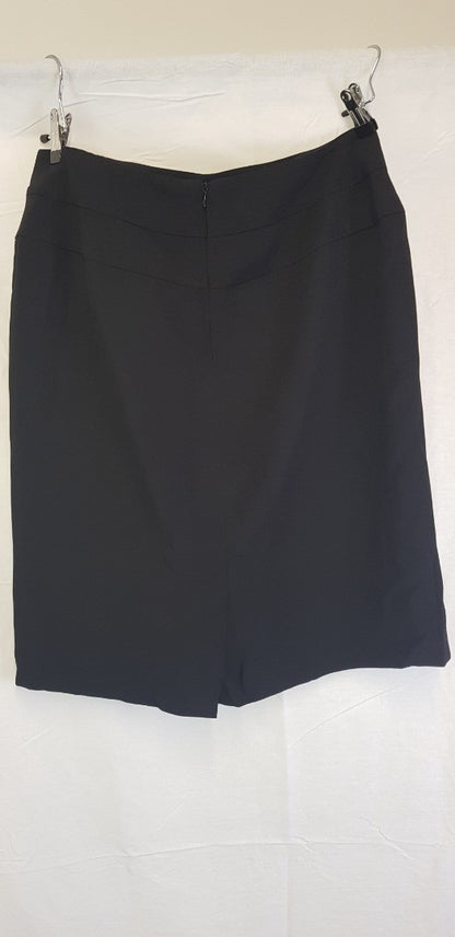 Minuet Petite Lined Black Skirt Size 16 BNWT
